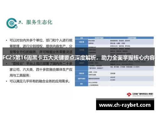 FC25第16周黑卡五大关键要点深度解析，助力全面掌握核心内容